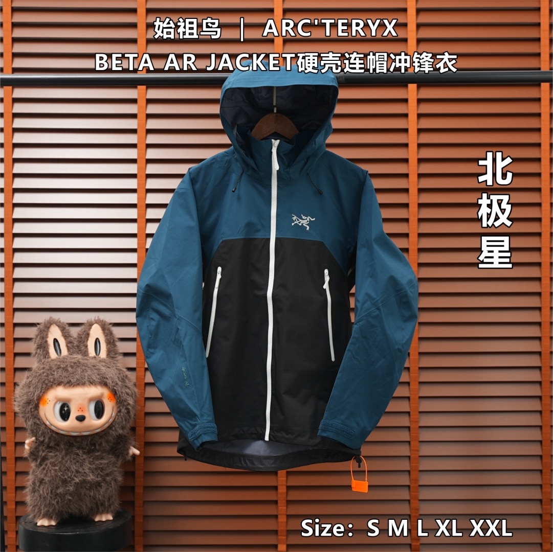合集图 AR系列 始祖鸟 ｜ ARC'TERYX BETA AR JACKET硬壳连帽冲锋衣 Size：S M L XL