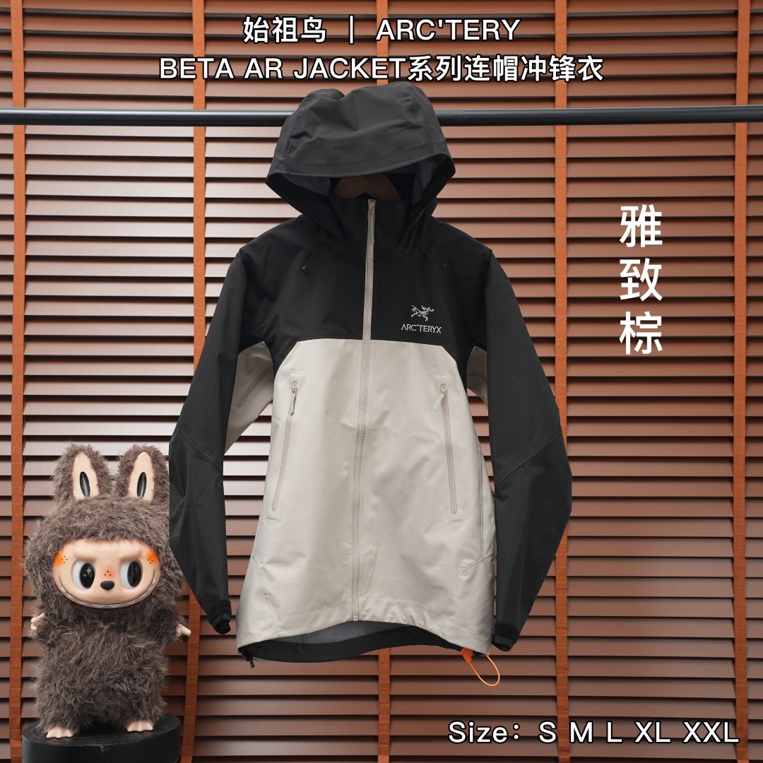 合集图 AR系列 始祖鸟 ｜ ARC'TERYX BETA AR JACKET硬壳连帽冲锋衣 Size：S M L XL