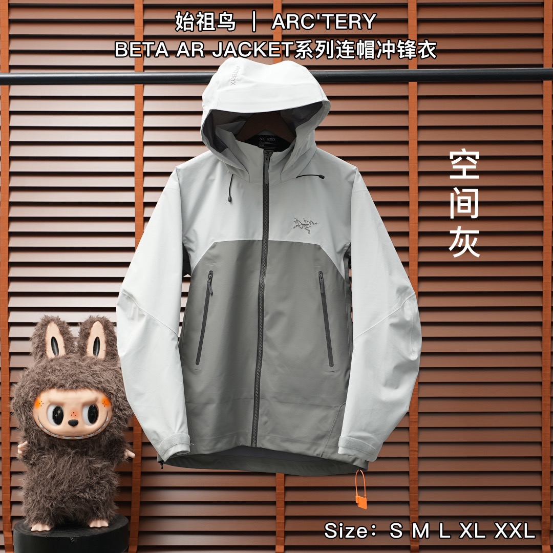 合集图 AR系列 始祖鸟 ｜ ARC'TERYX BETA AR JACKET硬壳连帽冲锋衣 Size：S M L XL