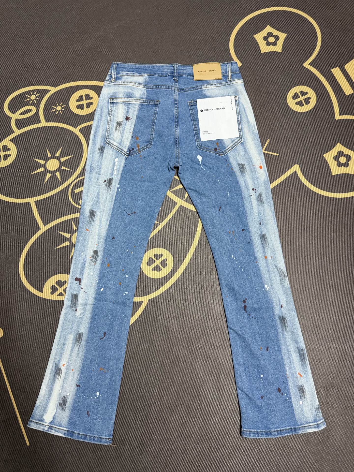 Alternative view of Jeans A008P85PURPLE 08292