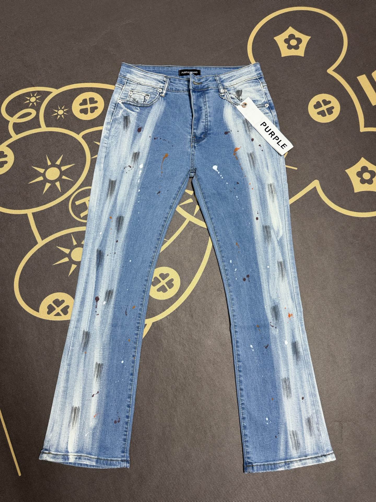 Jeans A008P85PURPLE 08292
