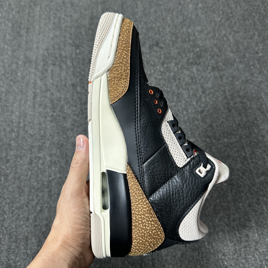 特价福利.AirJordan3“DesertCement”大象棕色沙漠黑水泥CT8532-008aj3大