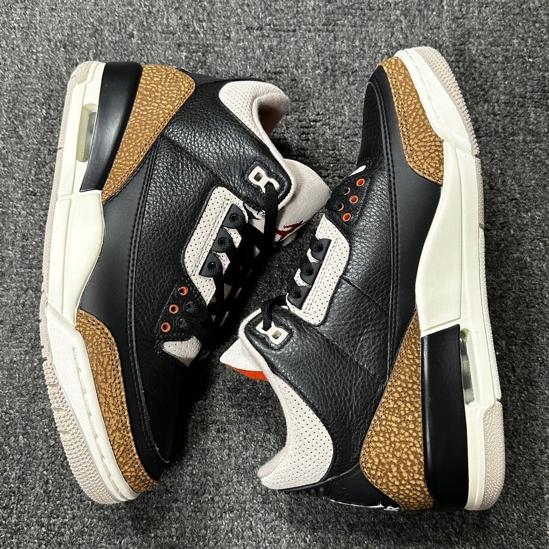 特价福利.AirJordan3“DesertCement”大象棕色沙漠黑水泥CT8532-008aj3大