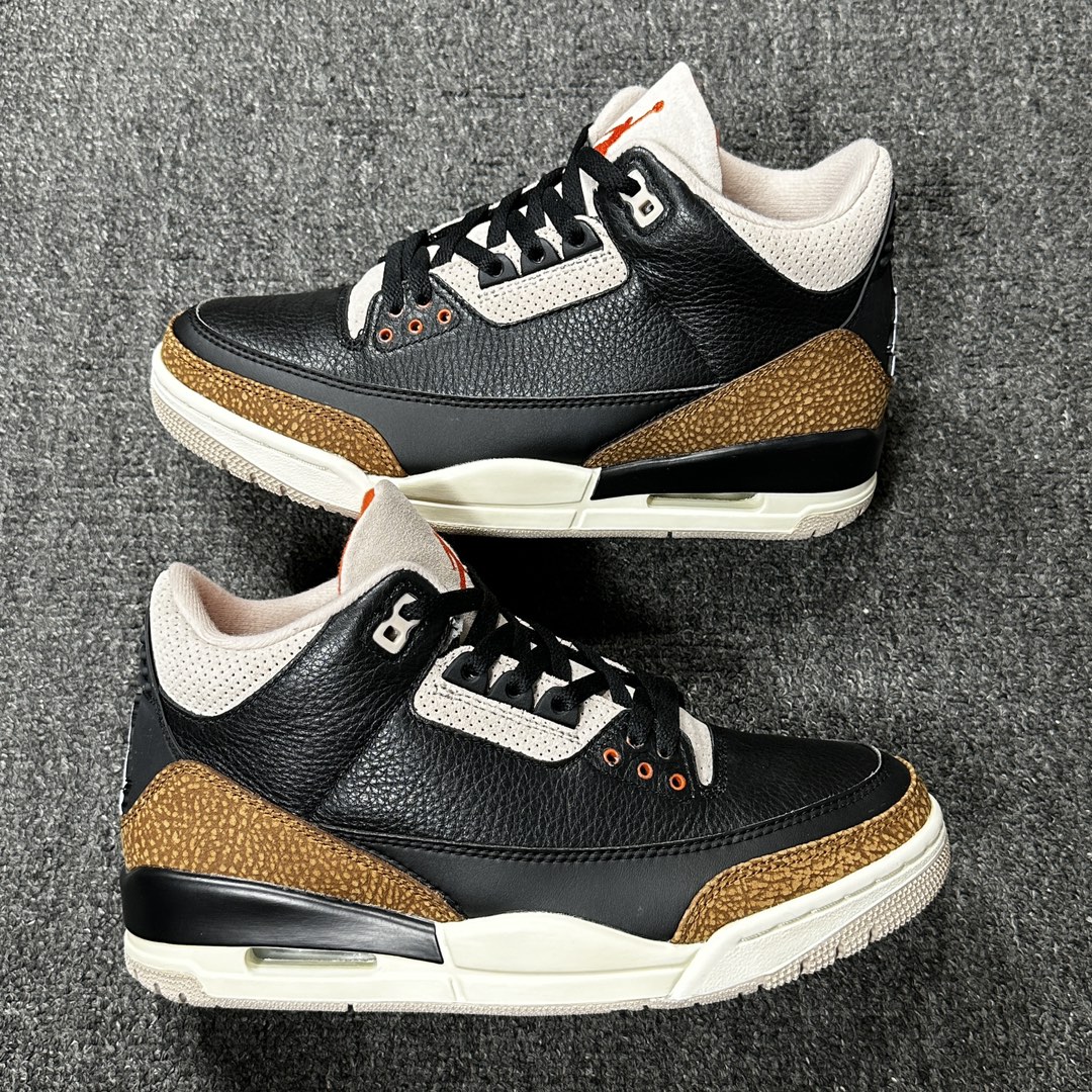 特价福利.AirJordan3“DesertCement”大象棕色沙漠黑水泥CT8532-008aj3大