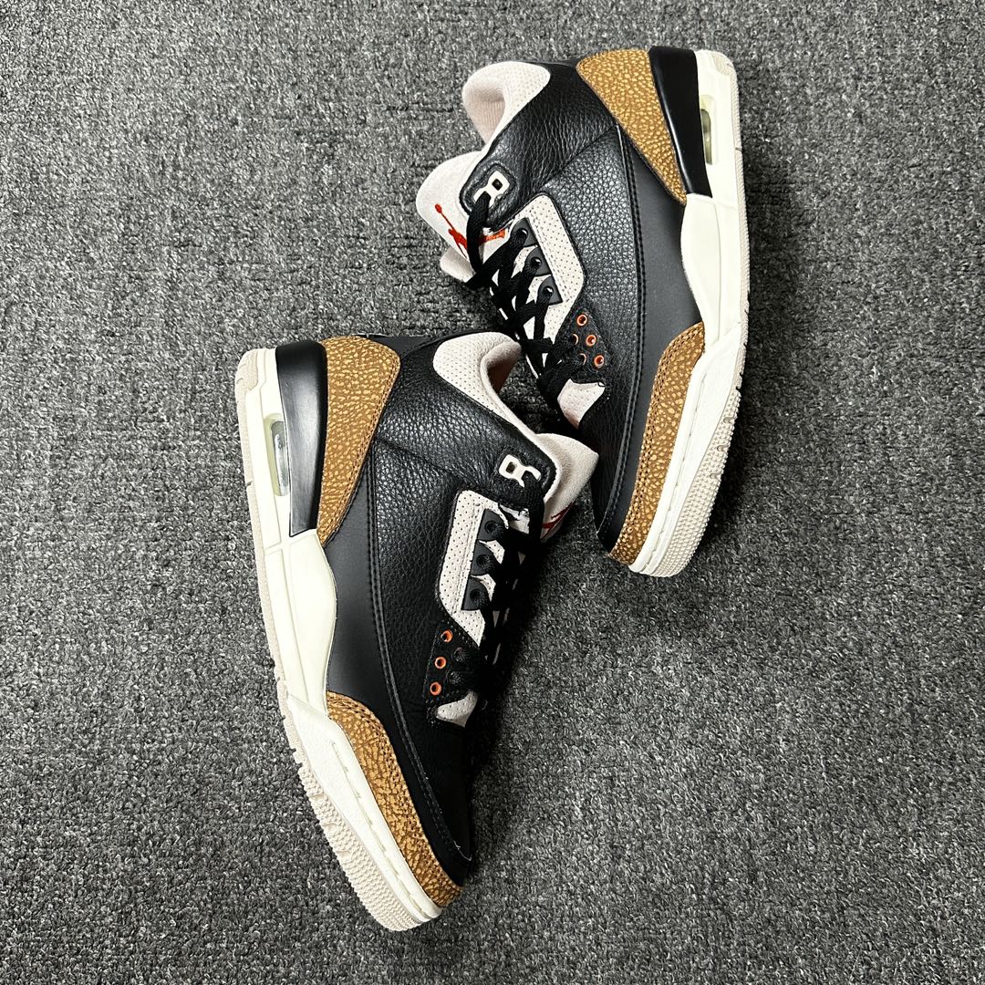 特价福利.AirJordan3“DesertCement”大象棕色沙漠黑水泥CT8532-008aj3大