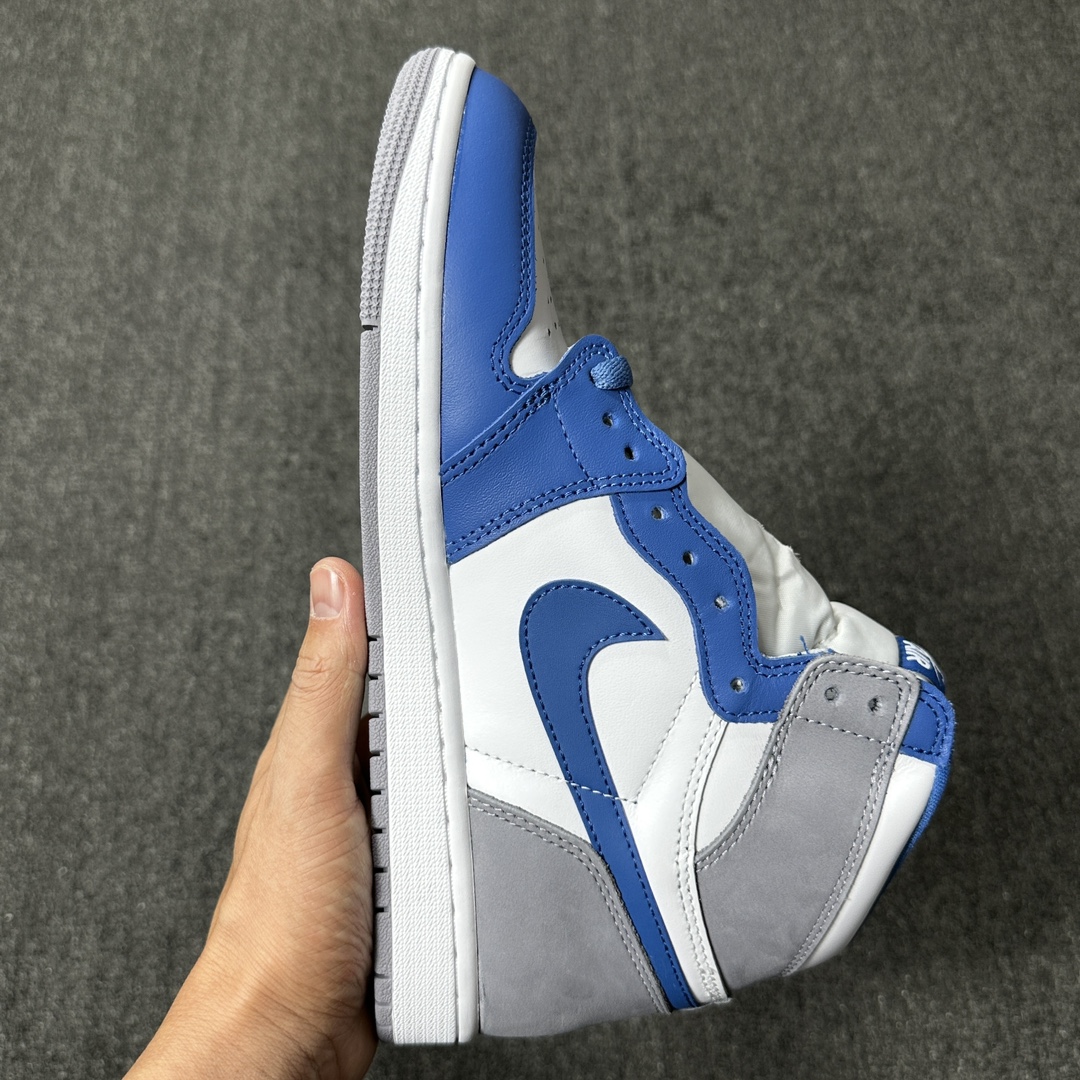 福利特价.AirJordan1HighOG“TrueBlue”DZ5485-410aj1白灰蓝尺码40.