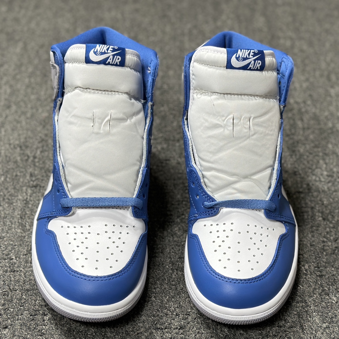 福利特价.AirJordan1HighOG“TrueBlue”DZ5485-410aj1白灰蓝尺码40.