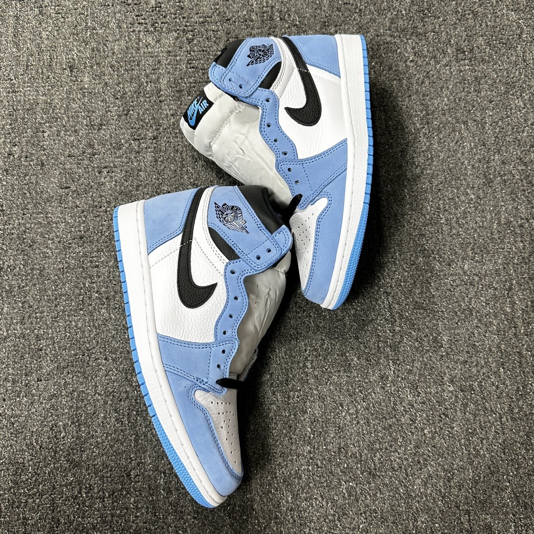 特价福利.AirJordan1AJ1北卡蓝大学蓝脚趾555088-134aj1大学蓝尺码40.5-47.