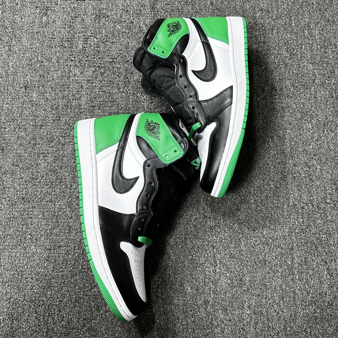 特价福利.AirJordan1HighOG“BlackandLuckyGreen”白绿凯尔特人DZ548