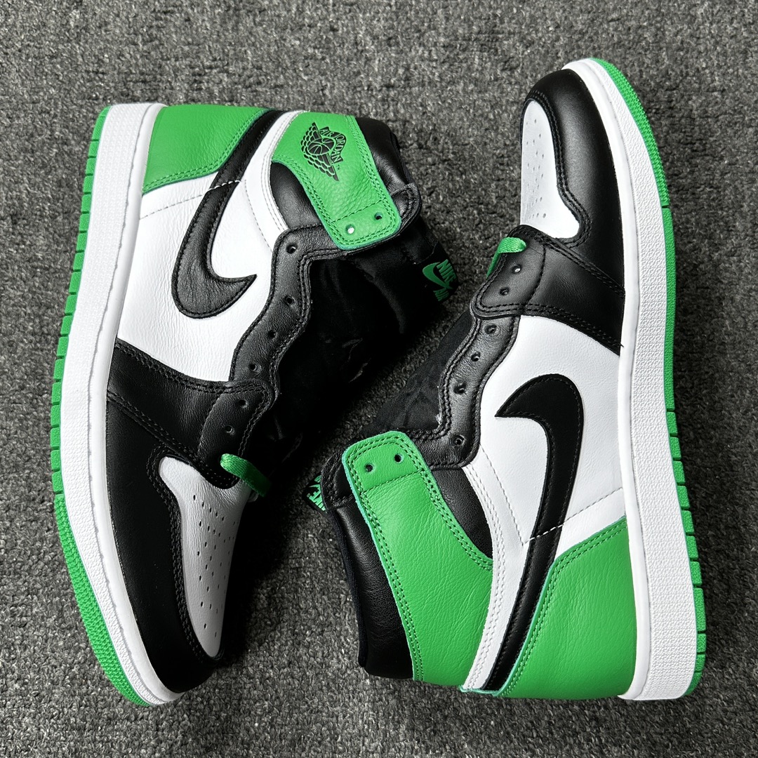 特价福利.AirJordan1HighOG“BlackandLuckyGreen”白绿凯尔特人DZ548