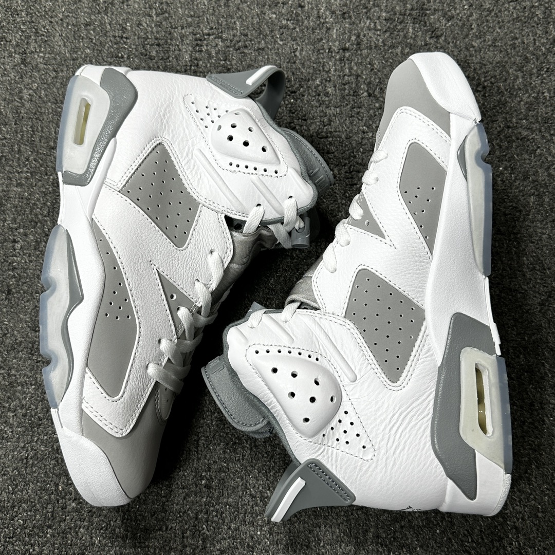 福利特价AirJordan6CoolGreyAJ6酷灰复古篮球鞋CT8529-100aj6白会尺码41-