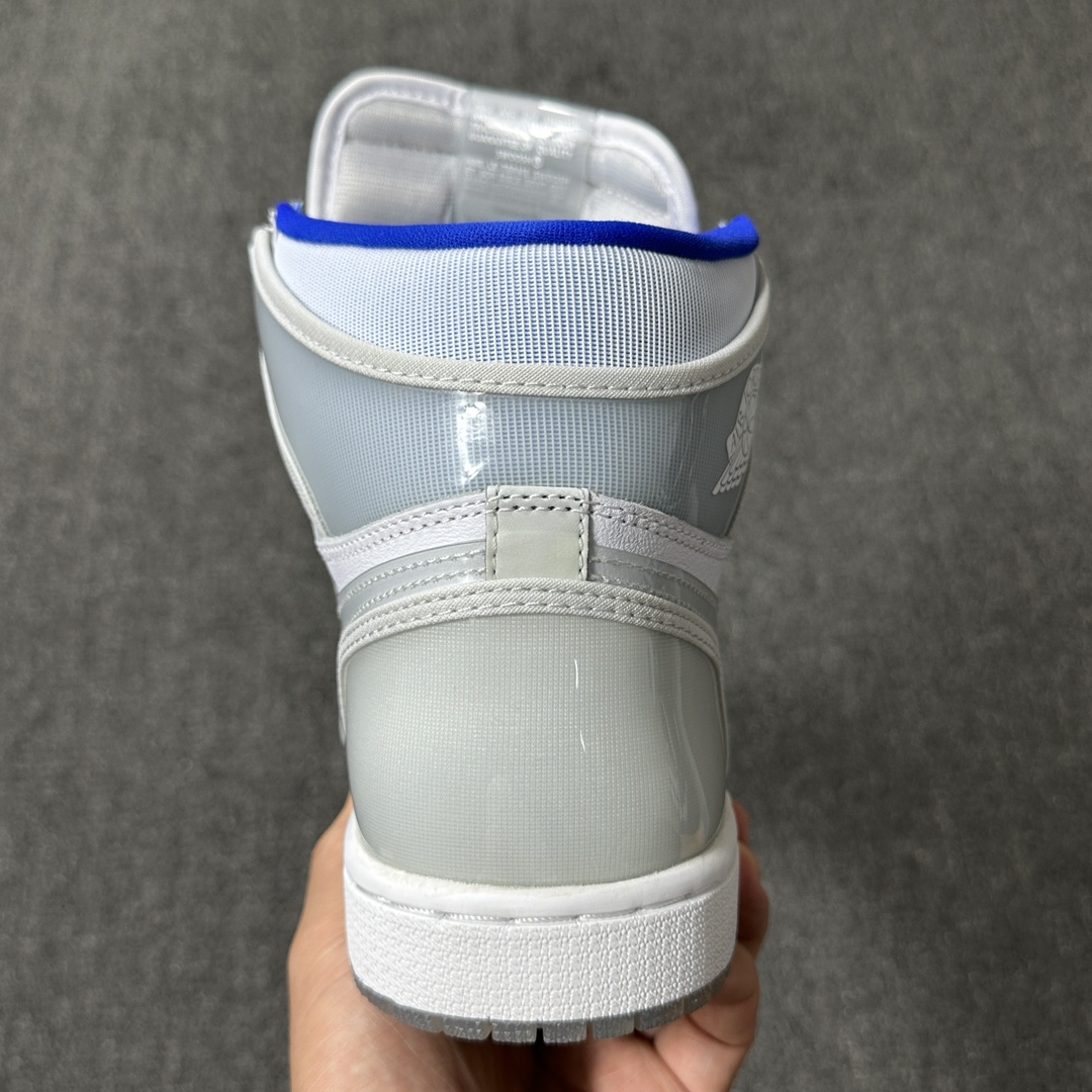 福利特价AirJordan1ZoomR2TAJ1白灰白蓝漆皮渐变底DIORCK6637-104aj1小迪