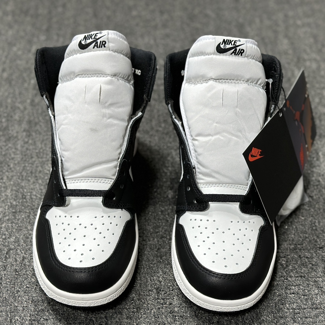 福利特价AirJordan1High85AJ1黑白熊猫高帮篮球鞋BQ4422-001aj185黑白熊猫尺