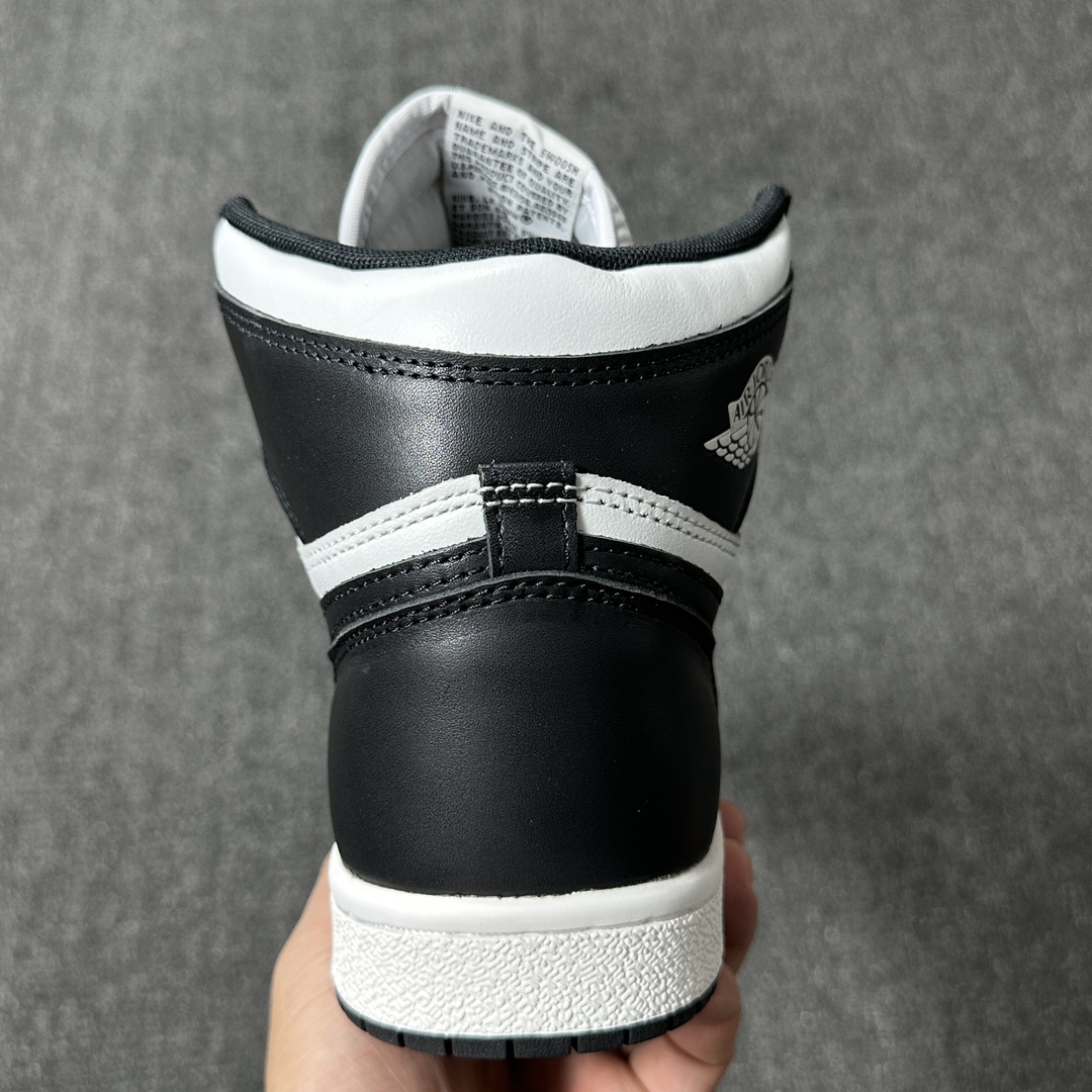 福利特价AirJordan1High85AJ1黑白熊猫高帮篮球鞋BQ4422-001aj185黑白熊猫尺