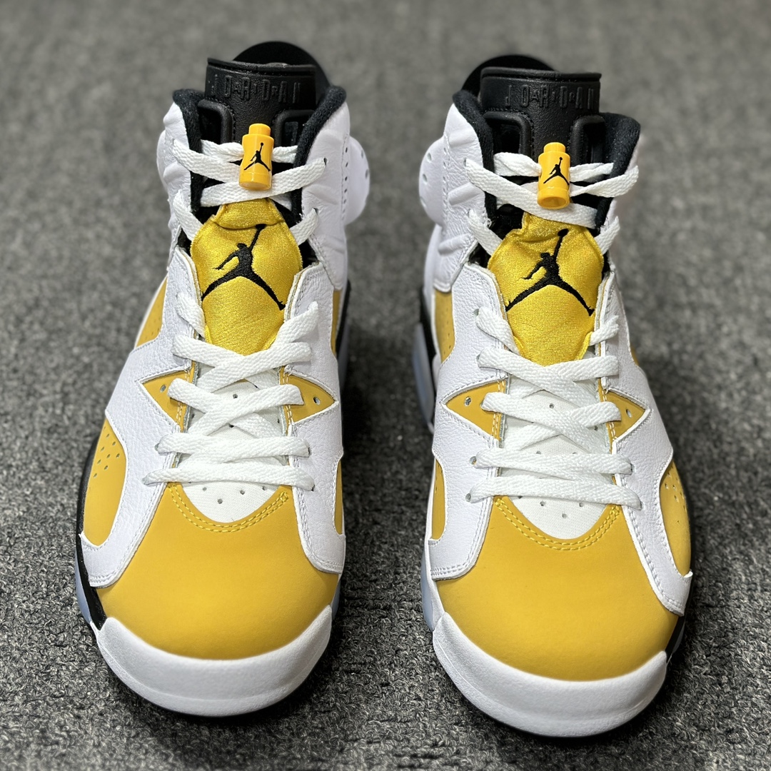 福利特价AirJordan6YellowOchreaj6白黄CT8529-170尺码40.5-48.5