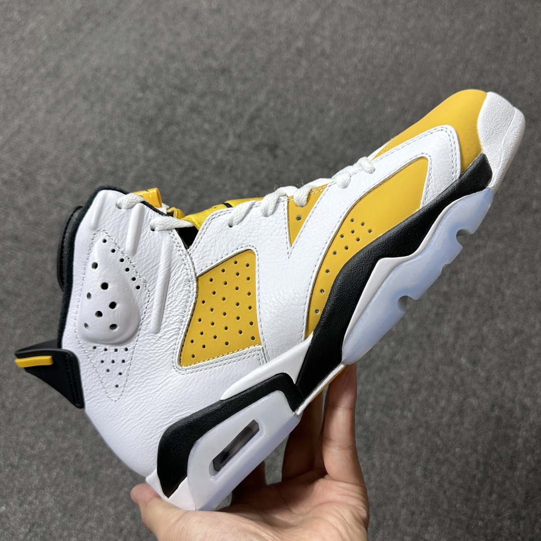 福利特价AirJordan6YellowOchreaj6白黄CT8529-170尺码40.5-48.5