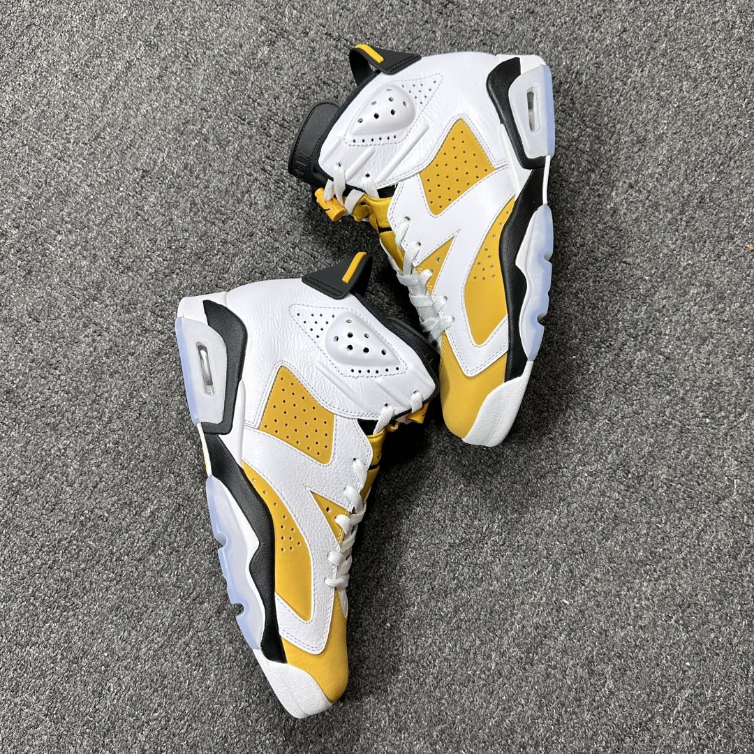 福利特价AirJordan6YellowOchreaj6白黄CT8529-170尺码40.5-48.5