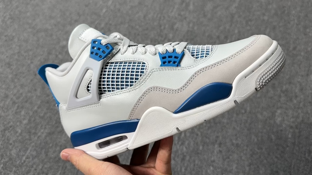 AJ4白蓝尺码:40-48.5LJR纯原-AirJordan4Retro“MilitaryBlue”军蓝