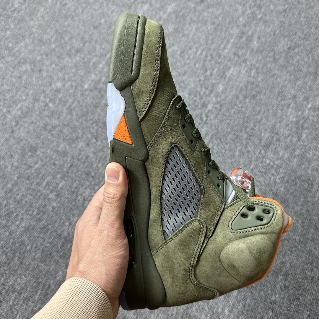 AJ5橄榄绿尺码:40-47.5LJR特供版-AirJordan5Retro“Olive”橄榄绿DD05