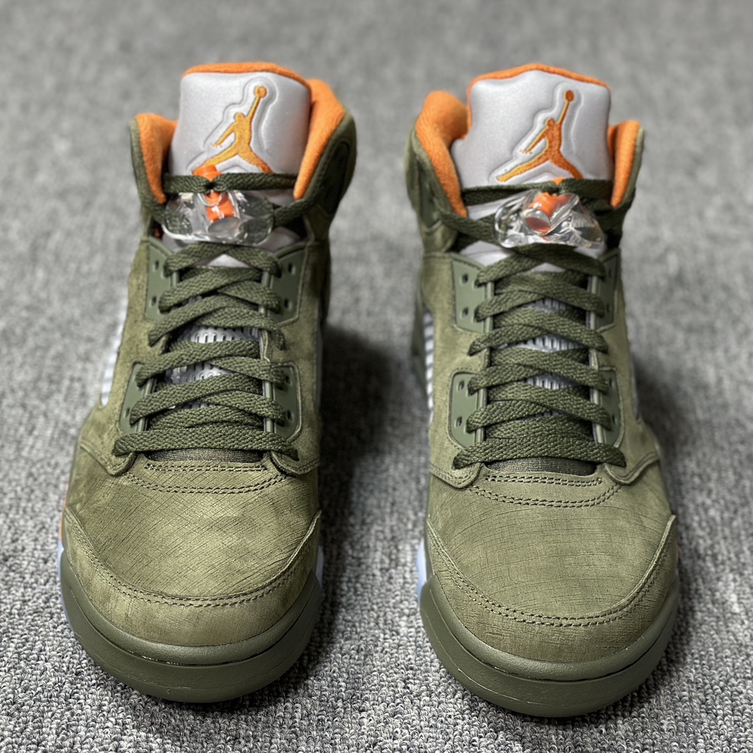 AJ5橄榄绿尺码:40-47.5LJR特供版-AirJordan5Retro“Olive”橄榄绿DD05