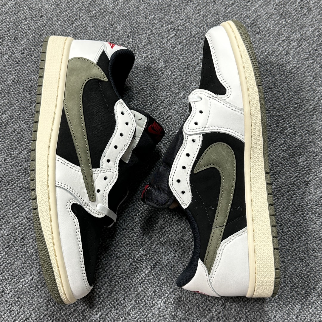 AJ1Low橄榄绿尺码40-48.5有45.5纯原福利特价-TravisScottxAirJordan1