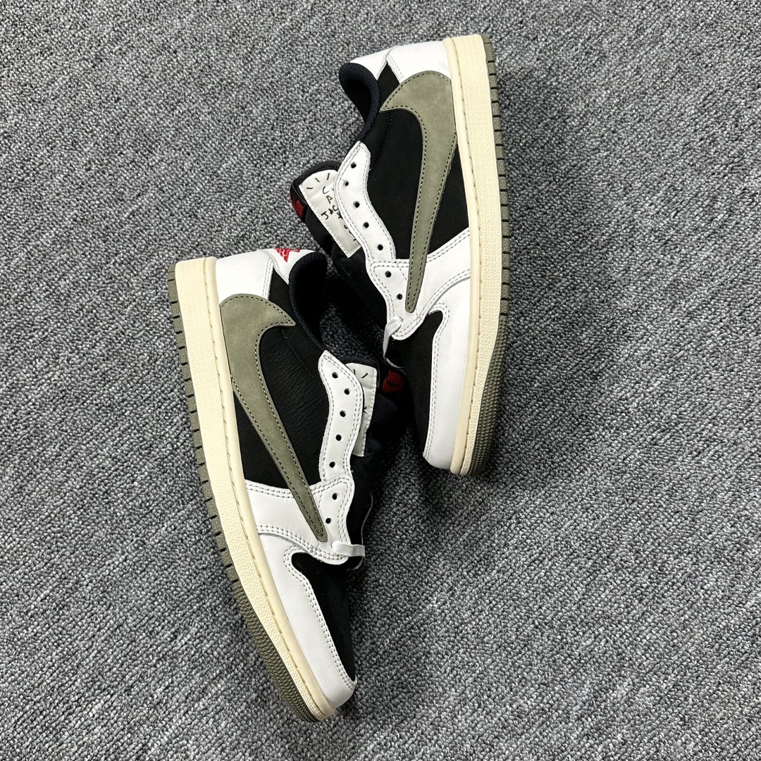 AJ1Low橄榄绿尺码40-48.5有45.5纯原福利特价-TravisScottxAirJordan1