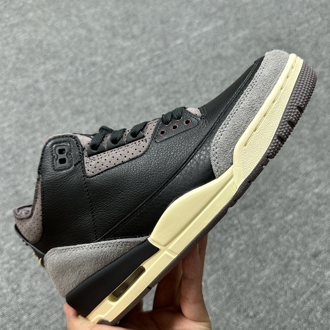 ♨️东莞裁片版本 2026年开年重磅福利特价！aj3黑紫 40 40.5 41 42 42.5 43 4