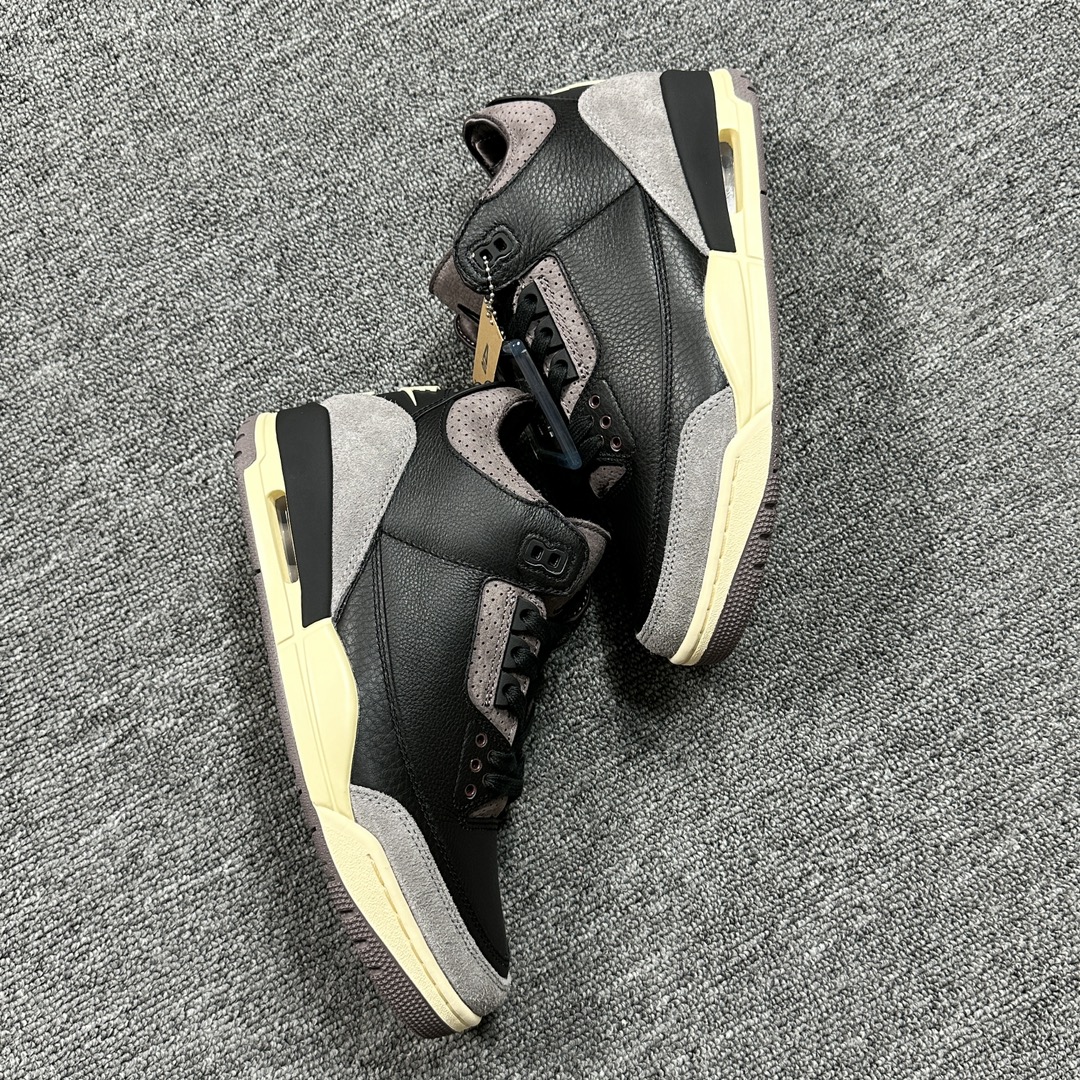 ♨️东莞裁片版本 2026年开年重磅福利特价！aj3黑紫 40 40.5 41 42 42.5 43 4