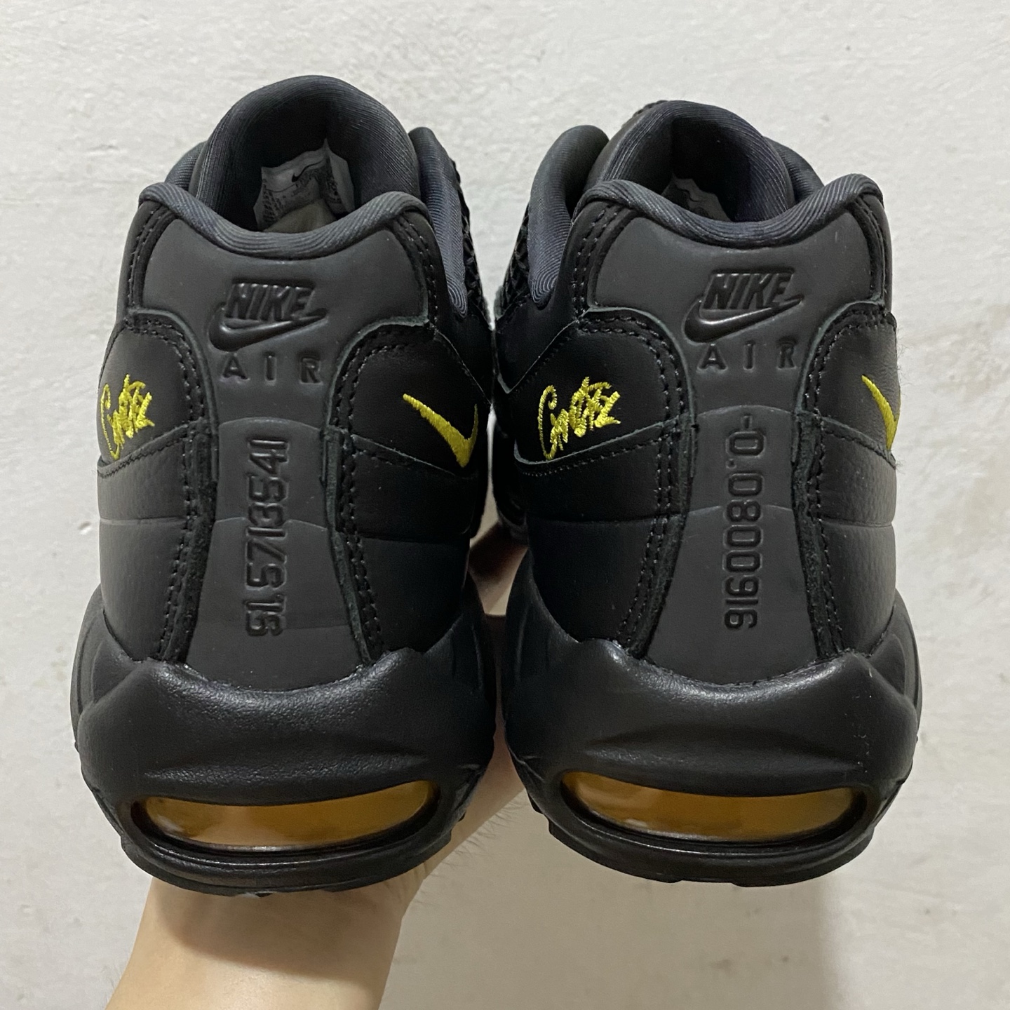  KZ 2.0版本！
Corteiz x NK Air Max 95 Tour Yellow 黑色！
尺