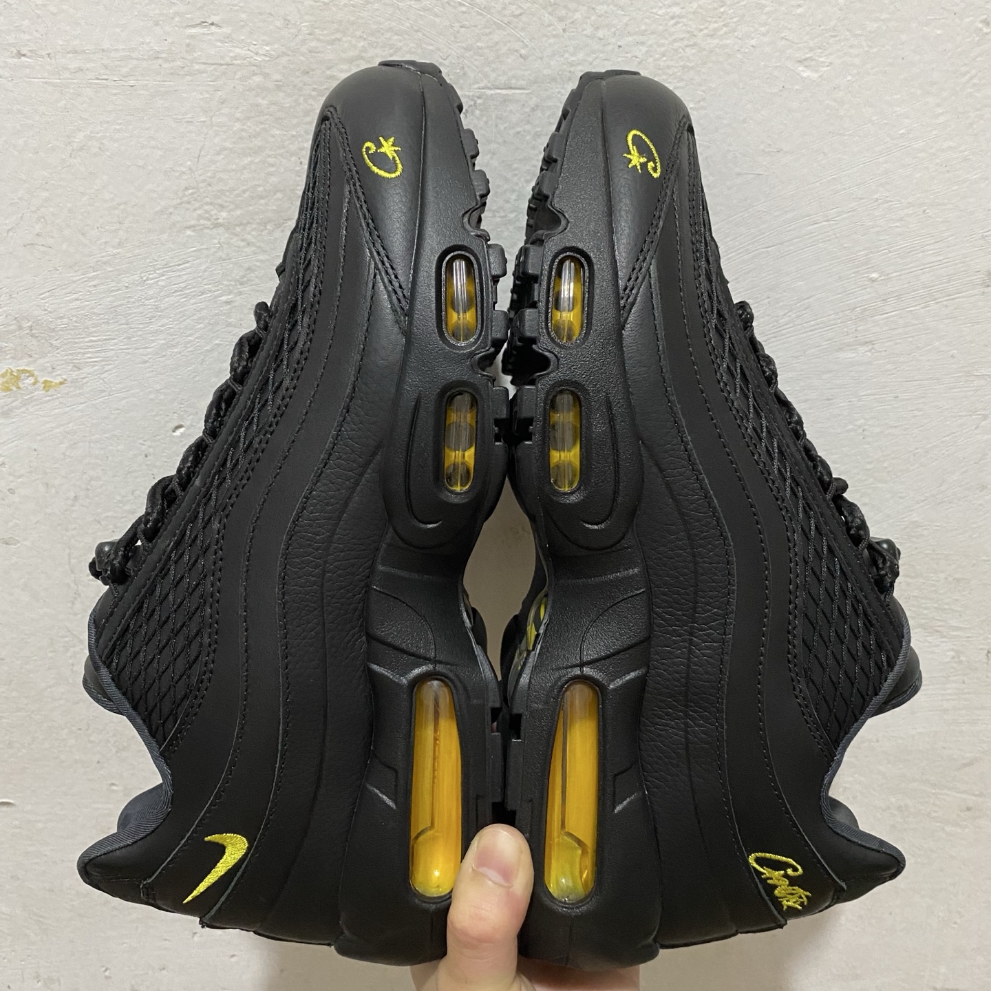  KZ 2.0版本！
Corteiz x NK Air Max 95 Tour Yellow 黑色！
尺