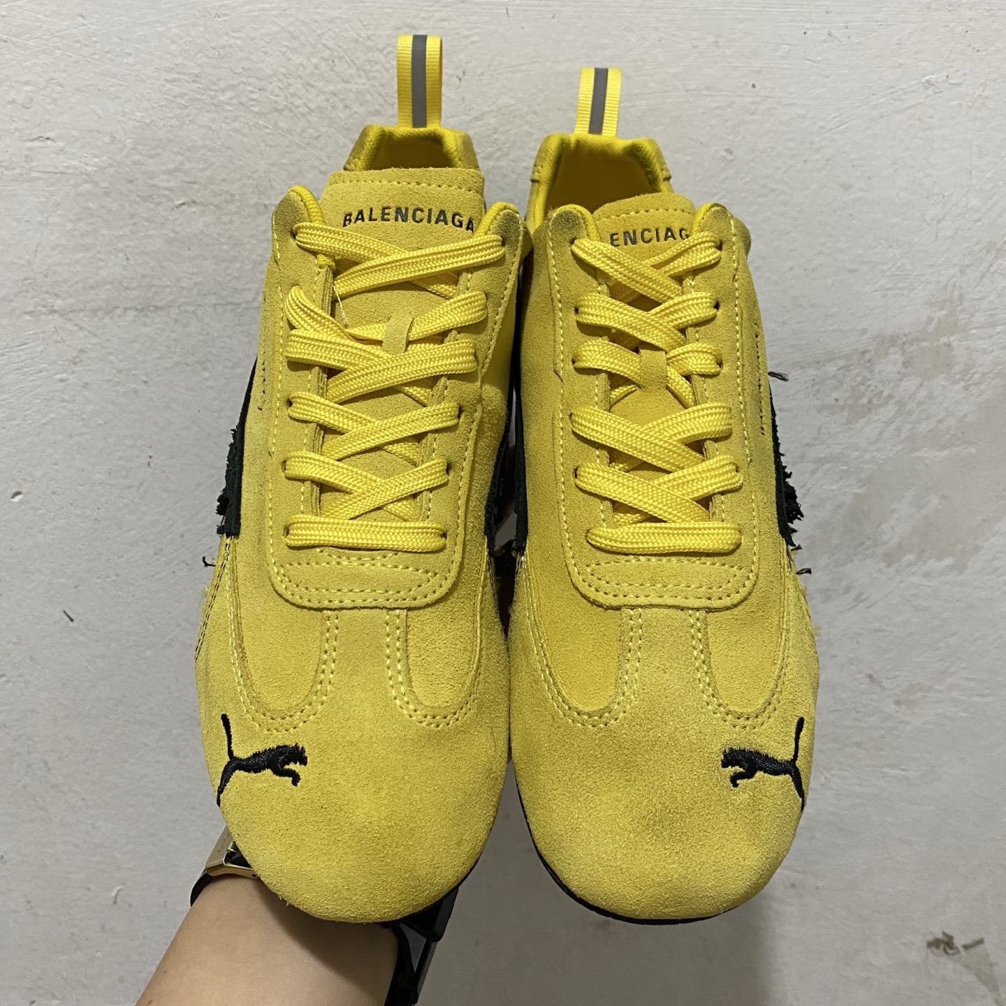 彪马 x Balenciaga巴黎世家  Speedcat 联名黄色！
尺码35-47出货📢 明天只有4