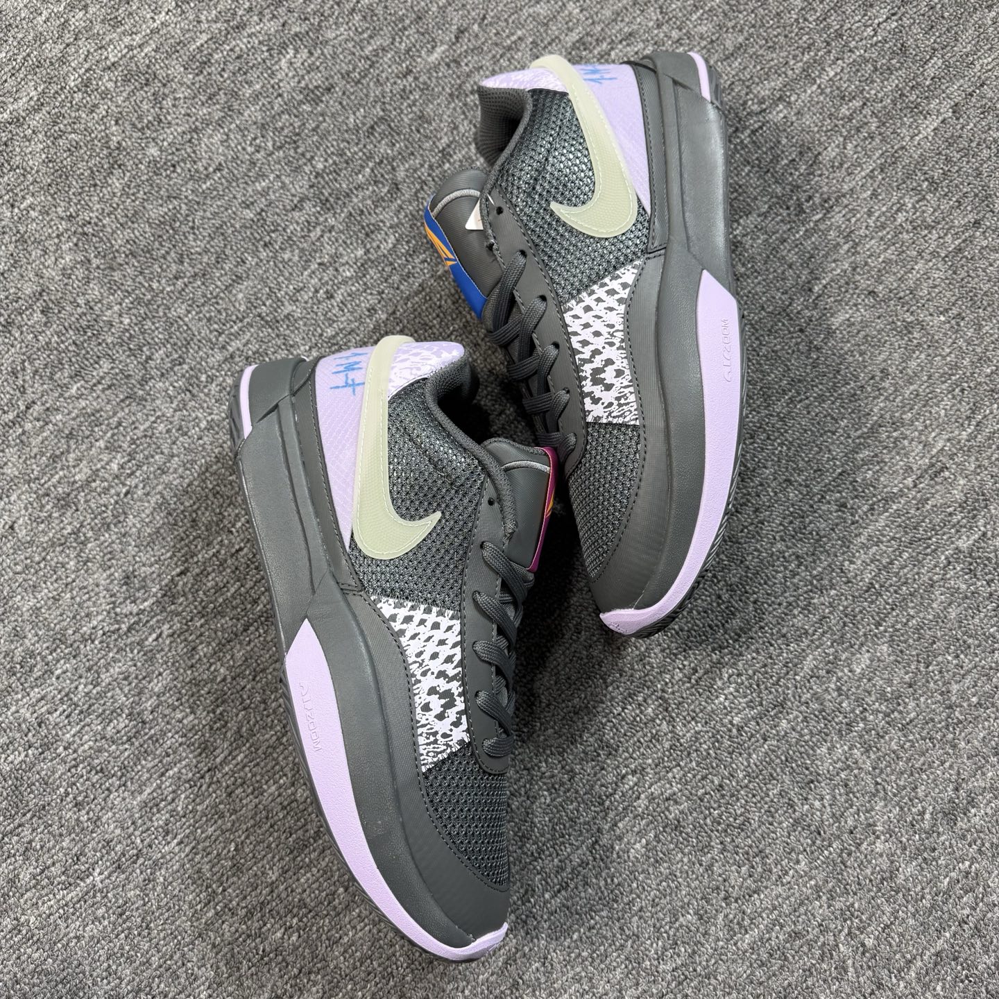 ♨️ 双十一重磅特价 市场知名版本 莫兰特 篮球鞋 深灰紫！尺码39-47齐，♨️偏小0.5-1个尺码！