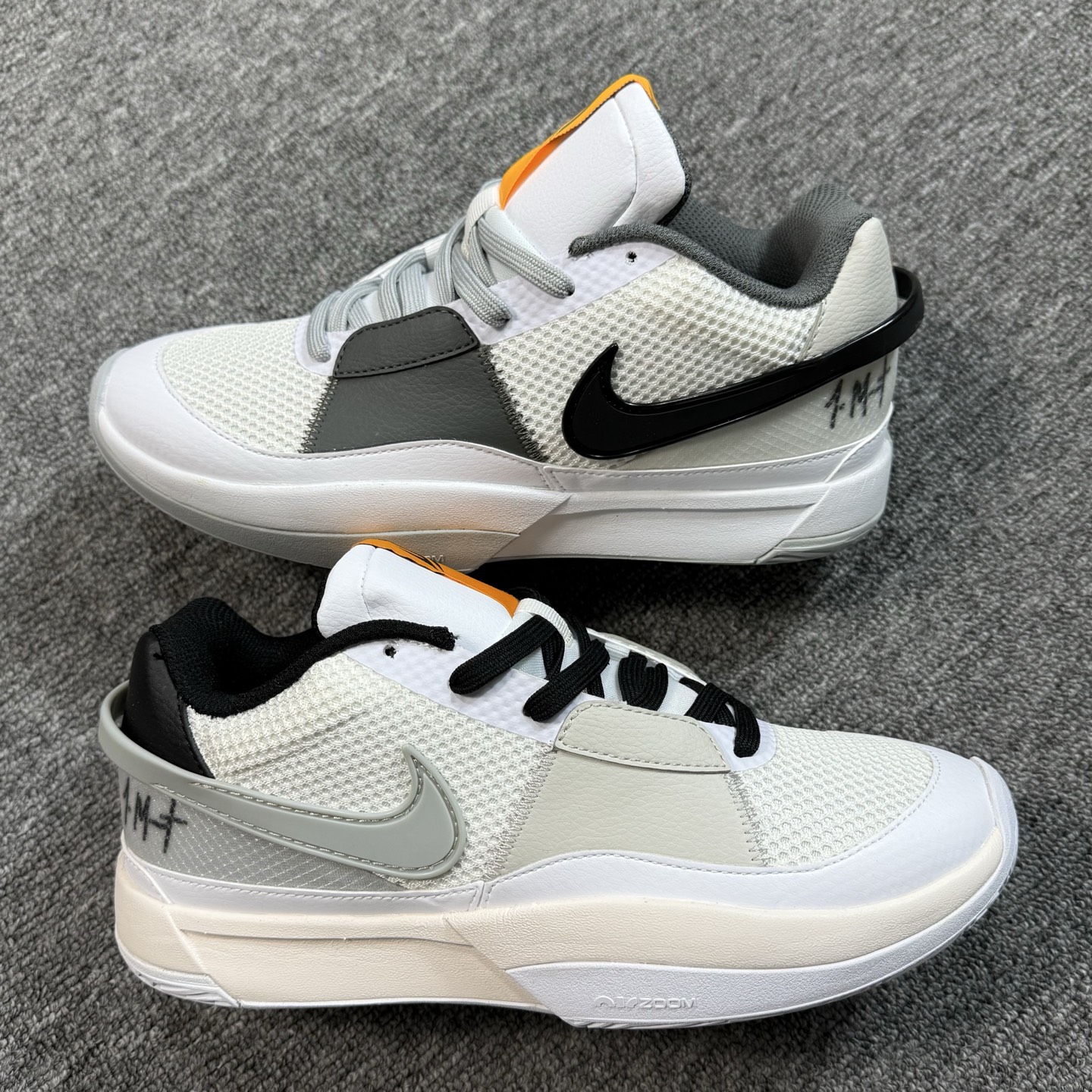 ♨️ 双十一重磅特价 市场知名版本 莫兰特 篮球鞋 白灰黑！尺码40-47齐，♨️偏小0.5-1个尺码！