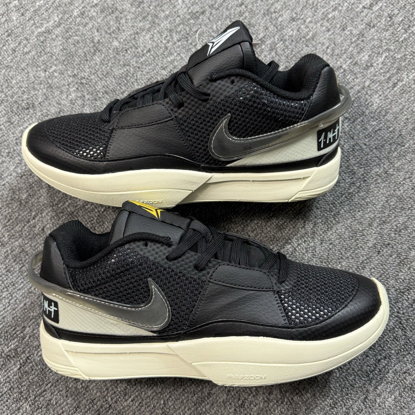 ♨️ 双十一重磅特价 市场知名版本 莫兰特 篮球鞋 黑白！尺码39-47齐，♨️偏小0.5-1个尺码！货