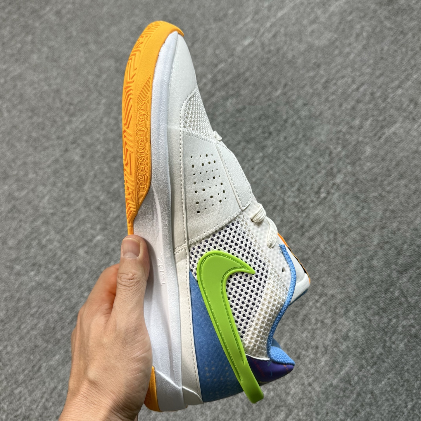 ♨️ 双十一重磅特价 市场知名版本 莫兰特 篮球鞋 灰蓝橙色！尺码39-47齐，♨️偏小0.5-1个尺码