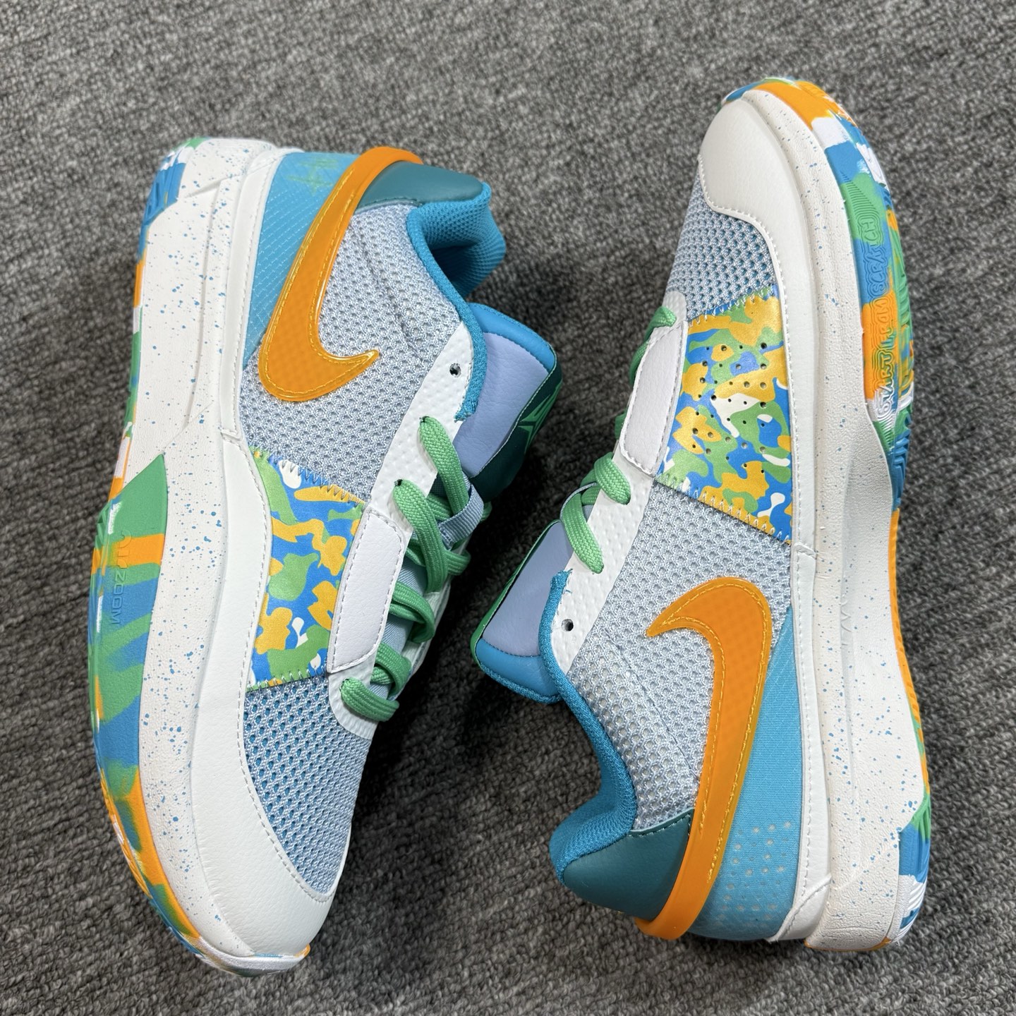 ♨️ 双十一重磅特价 市场知名版本 莫兰特 篮球鞋 七彩蓝！尺码39-47齐，♨️偏小0.5-1个尺码！