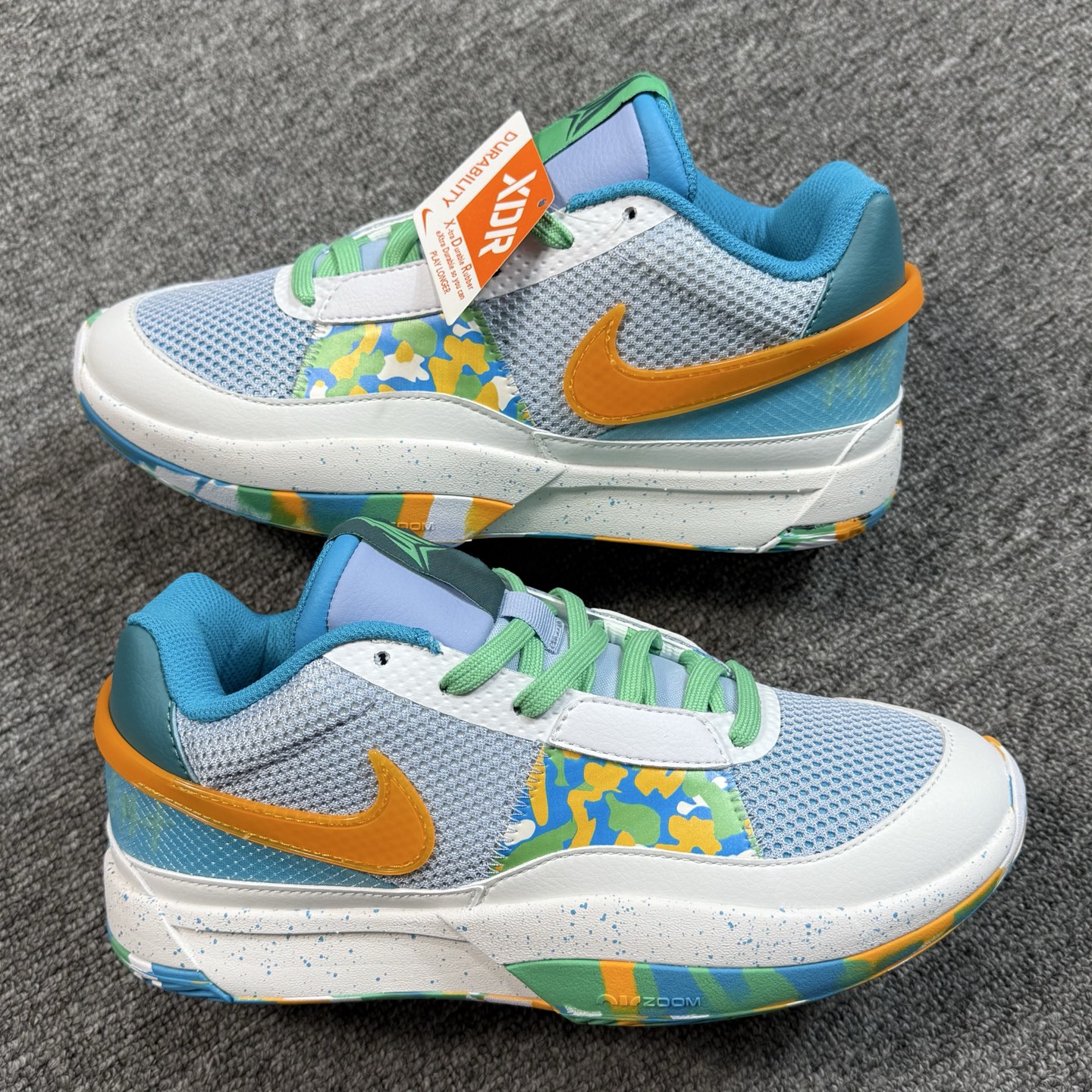 ♨️ 双十一重磅特价 市场知名版本 莫兰特 篮球鞋 七彩蓝！尺码39-47齐，♨️偏小0.5-1个尺码！