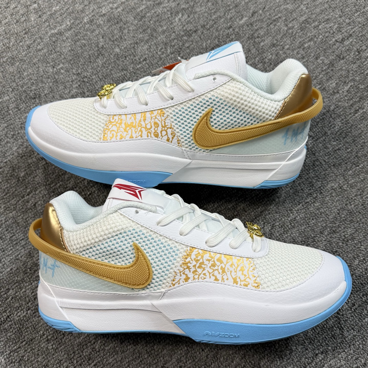 ♨️ 双十一重磅特价 市场知名版本 莫兰特 篮球鞋 白金！尺码40-47齐，♨️偏小0.5-1个尺码！货