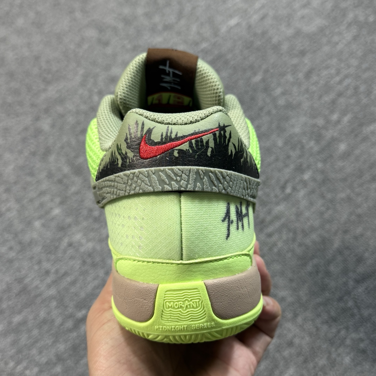 ♨️ 双十一重磅特价 市场知名版本 莫兰特 篮球鞋 绿色！尺码40-47齐，♨️偏小0.5-1个尺码！货