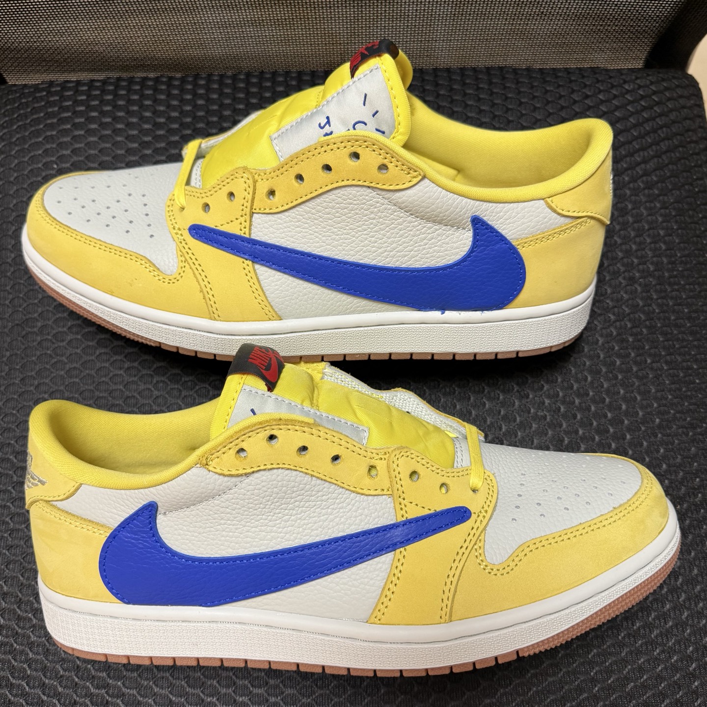 aj1倒钩低帮7.0黄蓝！尺码35.5-47.5全码出货，同品质，同价位市场无对手的存在 ，