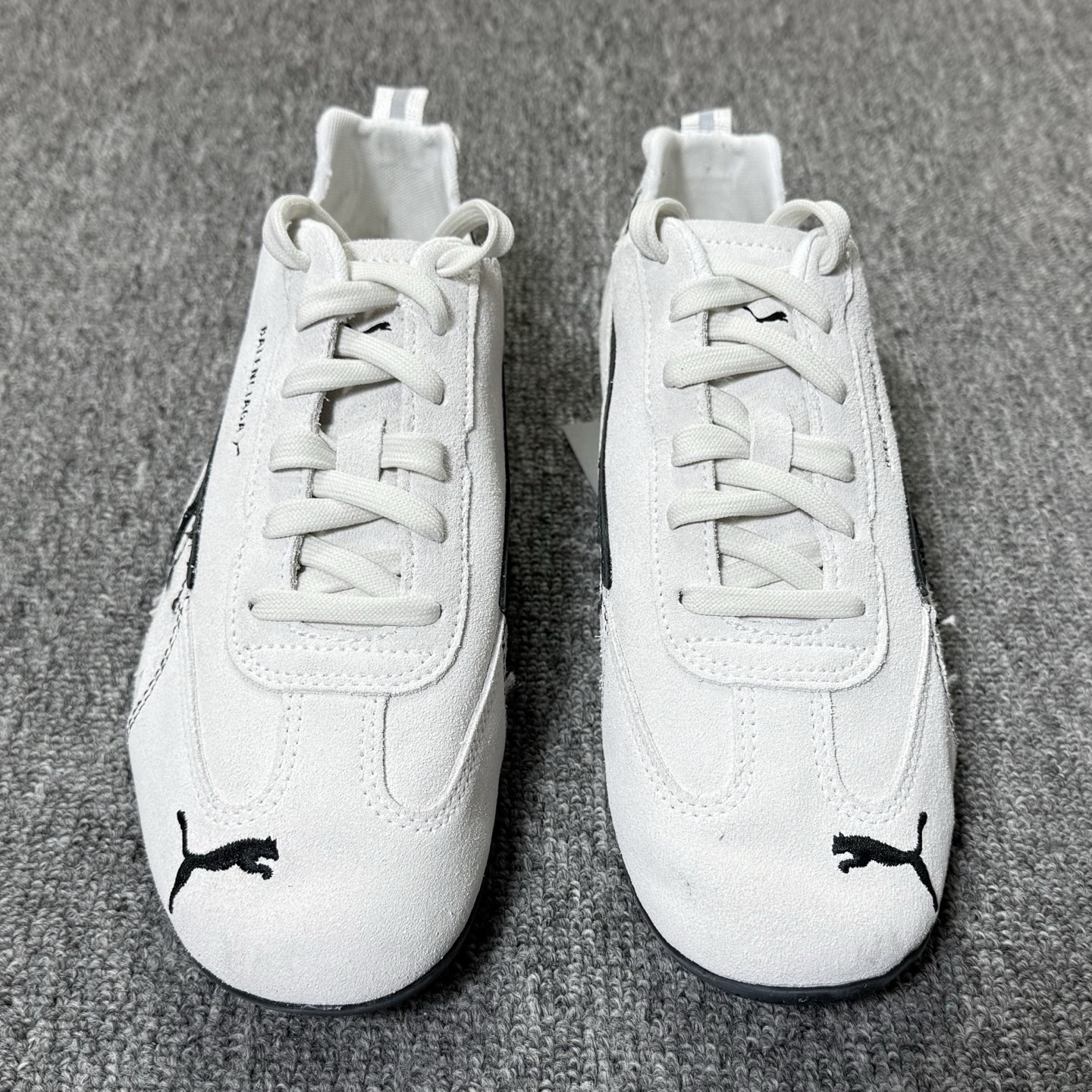 行业天花板✊PUMA x Balenciaga巴黎世家 Speedcat 白色！尺码36-46全码出货！