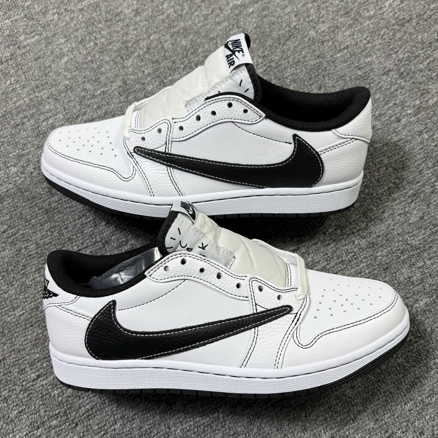 包邮！开年重磅福利 。高品质头层定制倒钩低帮！尺码40-47.5全码齐！编码AB6529！