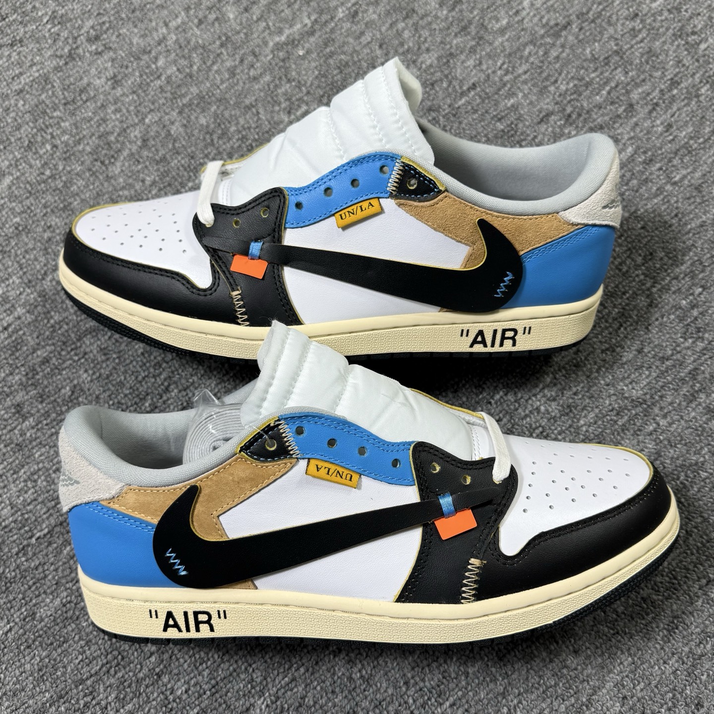 包邮！开年重磅福利 。高品质头层定制倒钩低帮！尺码40-47.5全码齐！编码AB6529！