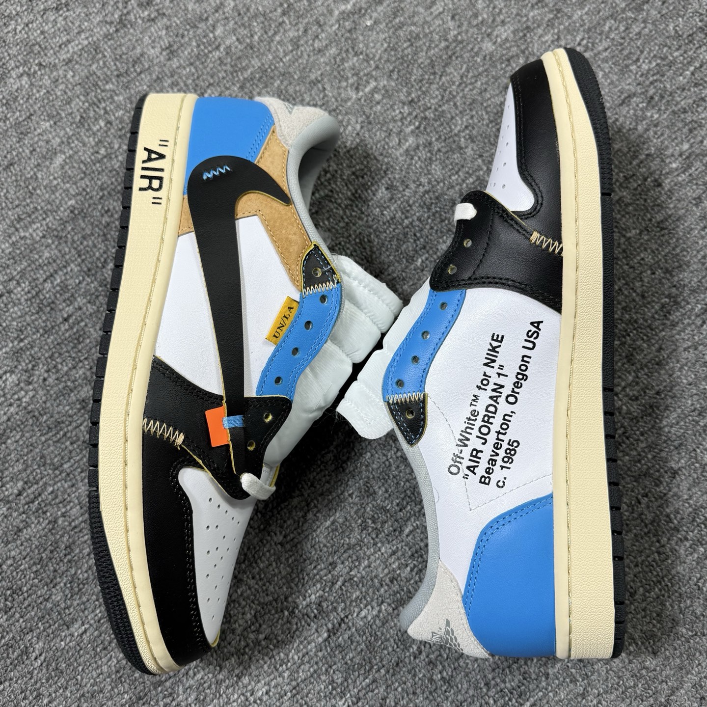 包邮！开年重磅福利 。高品质头层定制倒钩低帮！尺码40-47.5全码齐！编码AB6529！