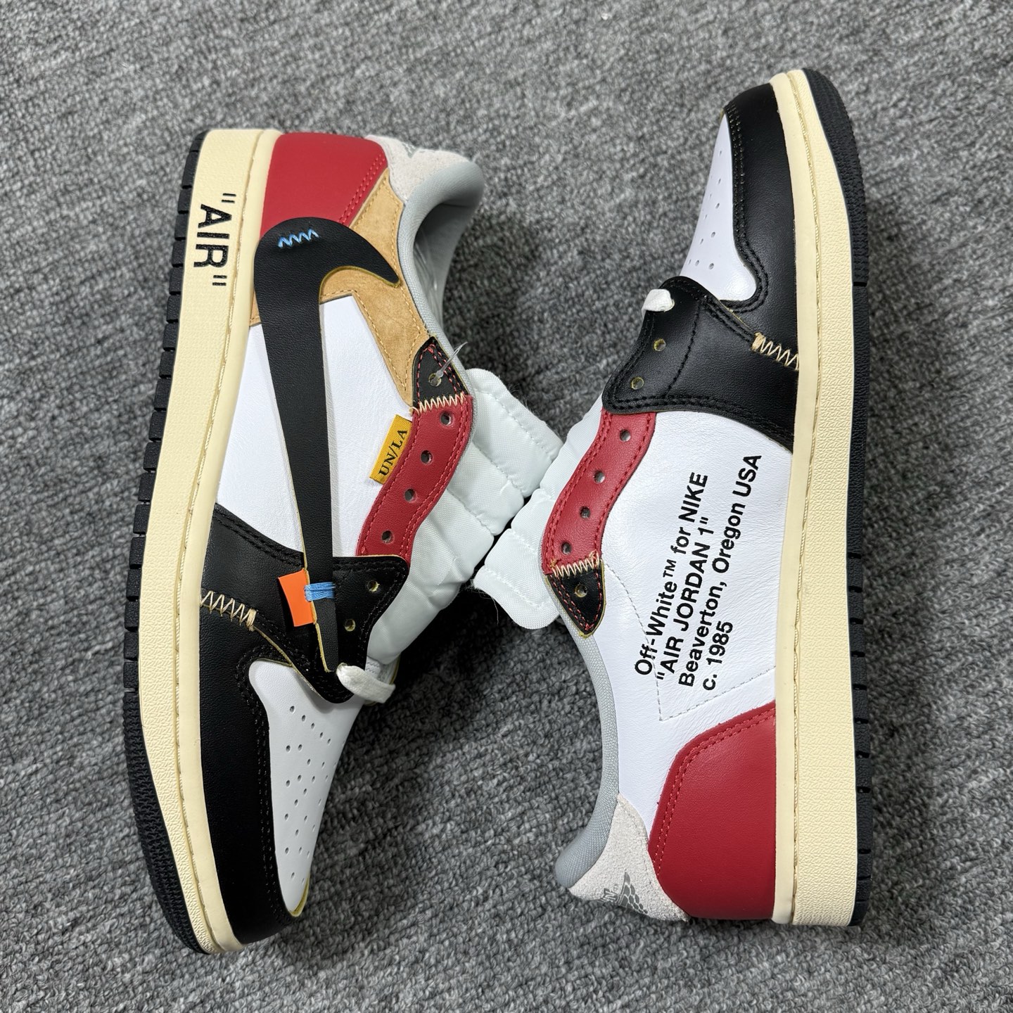 包邮！开年重磅福利 。高品质头层定制倒钩低帮！尺码36-47.5全码齐！编码AB6529！