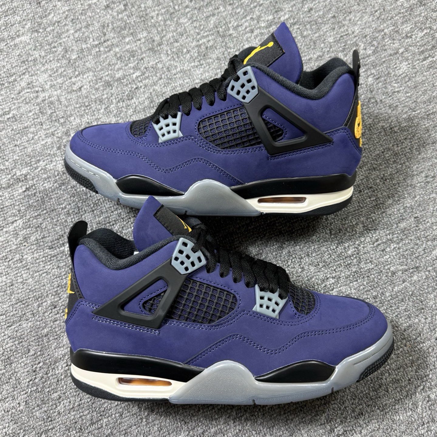 小绿X版！aj4 Retro “Imperial Purple” 湖人紫！尺码40-48.5全码出货！货