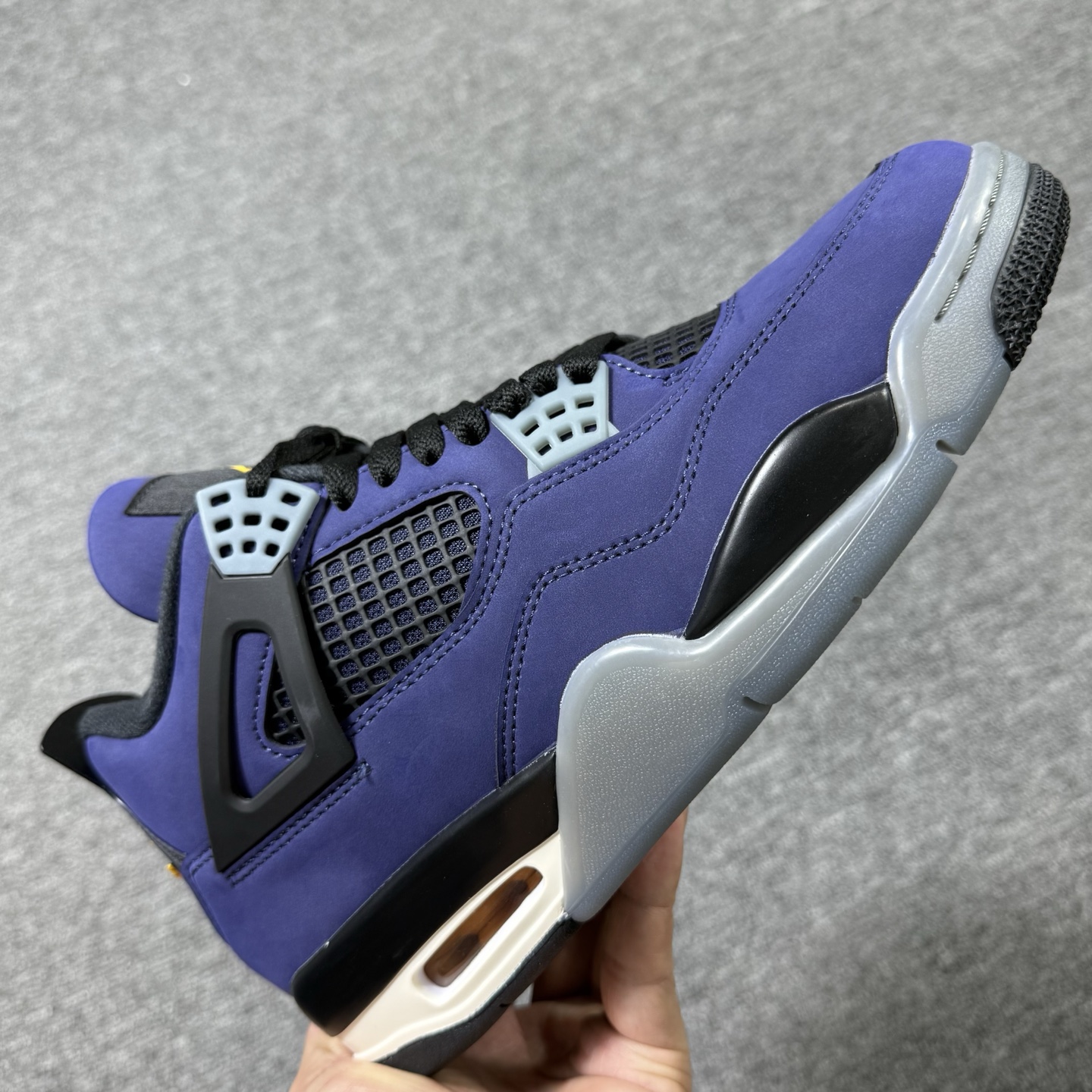 小绿X版！aj4 Retro “Imperial Purple” 湖人紫！尺码40-48.5全码出货！货