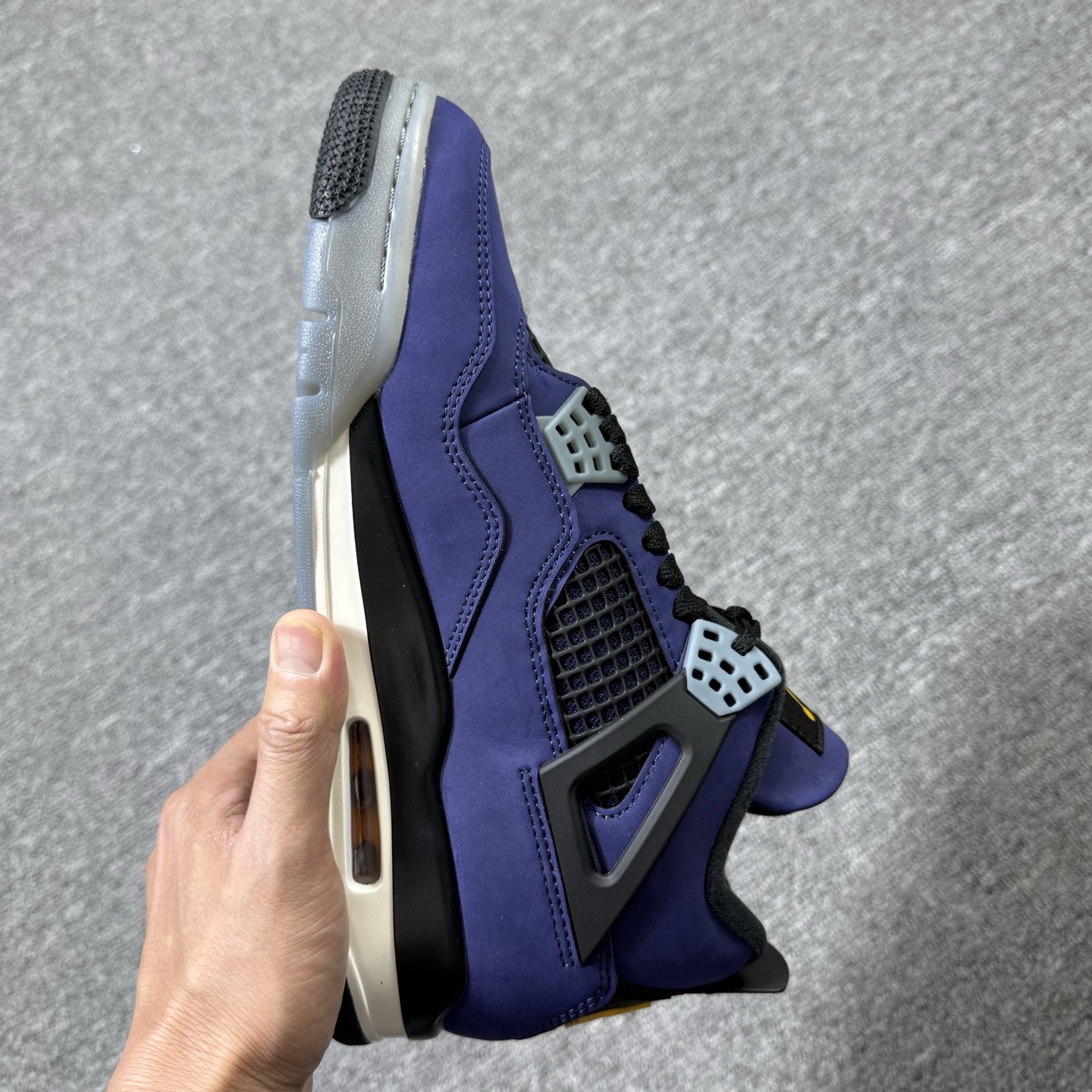 小绿X版！aj4 Retro “Imperial Purple” 湖人紫！尺码40-48.5全码出货！货