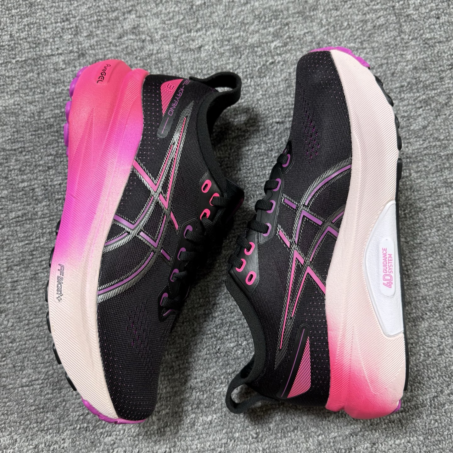 平台顶配版品质✊亚瑟士 Gel-Kayano 31 黑紫！尺码 36 37 37.5 38  39 39