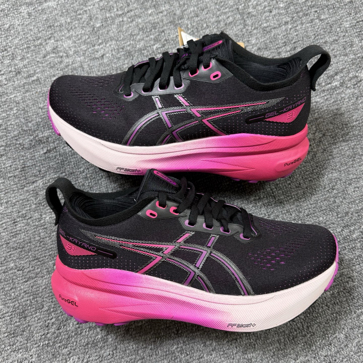 平台顶配版品质✊亚瑟士 Gel-Kayano 31 黑紫！尺码 36 37 37.5 38  39 39